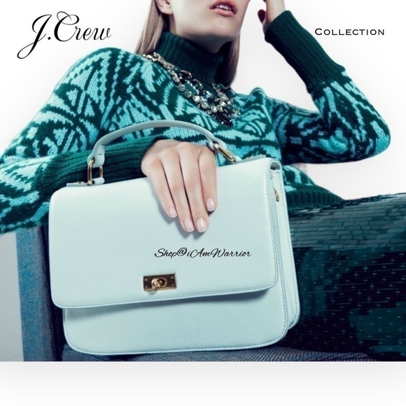 J.Crew Collection pine/aqua multiply 100% cashmere fairisle turtleneck sweater - Picture 8 of 15